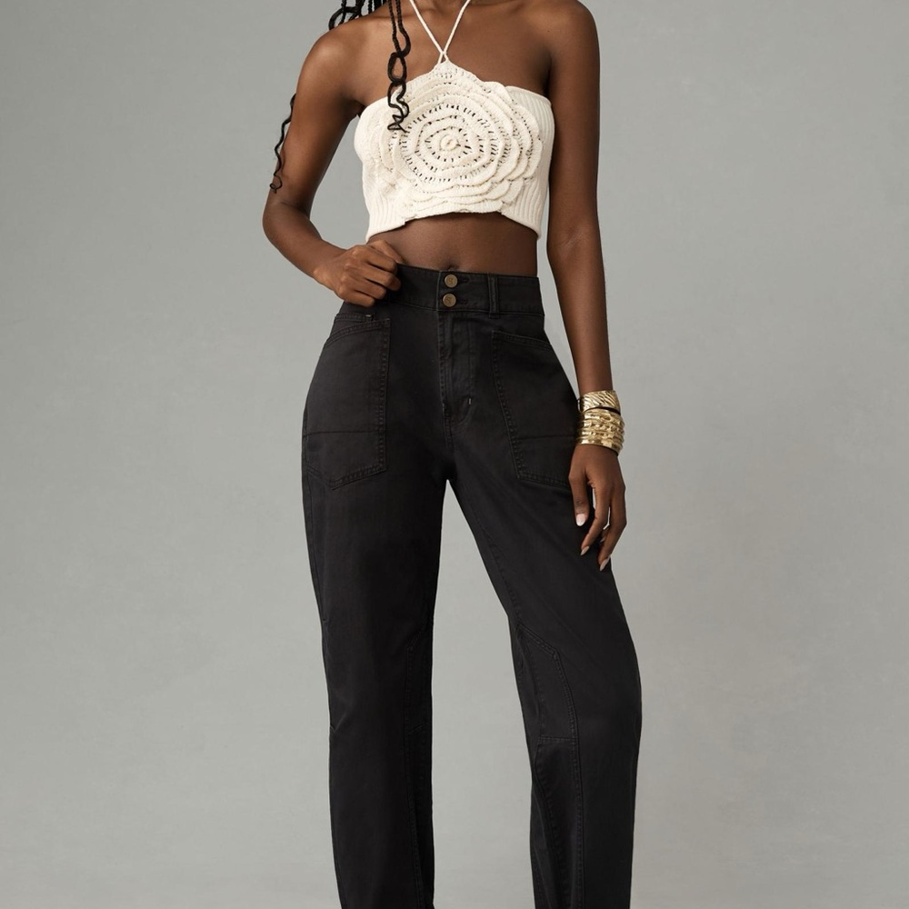 PILCRO The Wanderer Mid-Rise Relaxed-Leg Pants